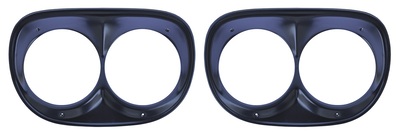 1958-59 Chevy/ GMC/ Truck, Suburban,and Panel Truck Headlight  Bezel Set, EDP Coated Photo Main