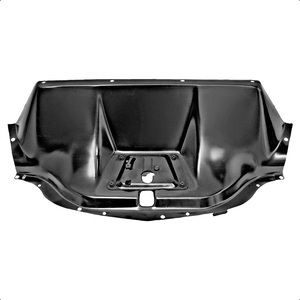 1947-54 Chevrolet Truck Hood Latch Panel, Black Photo Main