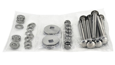 1973-87 Chevy Truck Fleetside Bed to Frame Bolt Unpolished Stainless 32 Pcs Photo Main