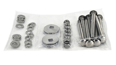 1973-87 Chevy Truck Fleetside Bed To Frame Zinc 32 Pcs Photo Main