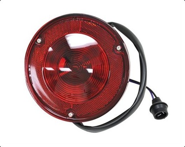 1967-72 Chevrolet Truck Tail Light Assembly, Black (Stepside) Photo Main