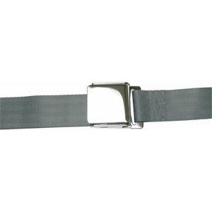 2 Point Charcoal Lap Seat Belt With Airplane Lift Buckle Photo Main