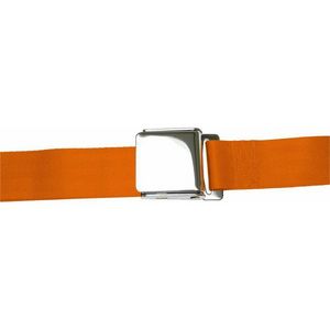 2 Point Orange Lap Seat Belt With Airplane Lift Buckle Photo Main