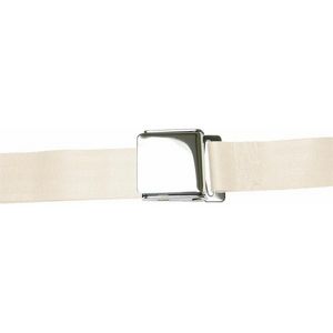 3 Point Retractable Airplane Buckle Off White Seat Belt (1 Belt) Photo Main