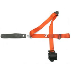 3 Point Retractable Orange Seat Belt (1 Belt) Photo Main