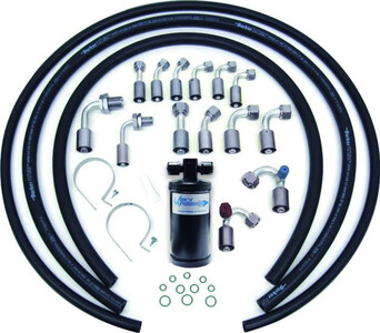 Reduced Barrier Beadlock 14-Fitting Extended Length Refrigerant Hose Kit with Drier Photo Main