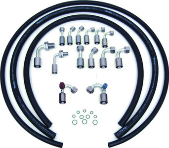 Reduced Barrier Beadlock 14-Fitting Extended Length Refrigerant Hose Kit without Drier Photo Main