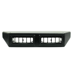 Double Under Dash Louver Assembly for 2.5-Inch Hose All Black Photo Main
