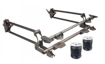 HD universal 4-Link for 4" diameter axle, weld-on. Includes 1.5" bars with R-Joint XL, 2107 air springs and brackets. Photo Main