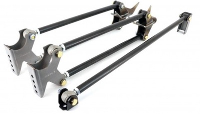 Parallel Four Link , Universal Weld-in with black powdercoated bars. Photo Main