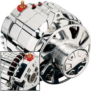 Tru Trac 140 Amp Billet Aluminum Alternator Photo Main