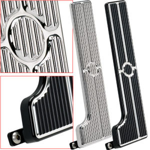 Billet Gas Pedal Full Size Floor Mount Chevy Black Photo Main