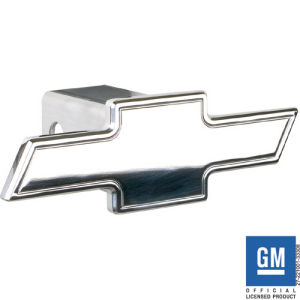 Billet Hitch Cover Bowtie Cutout Polished Photo Main