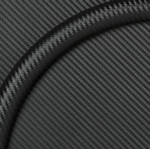 Half Wrap 14" Black Carbon Fiber EMB Vinyl Photo Main