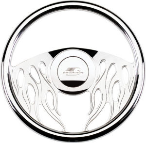 Steering Wheel Solid 14" Flame DISCONTINUED Photo Main