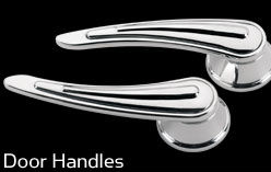 Billet Door Handles GM (to 1948) Rail Polished Photo Main