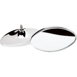 Billet Mirror Head Large Polished Oval  Photo Main