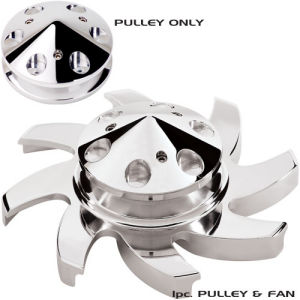 Billet Alternator Pulley Polished  Photo Main