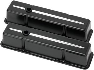 Streamline Valve Cover SBC Tall - Black Photo Main