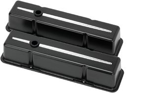 Streamline Valve Cover BBC Tall - Black Photo Main