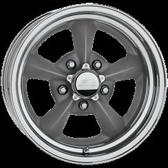 Billet Specialties Legend Series - Rival Wheel, Textured Gray Powder Coat Photo Main