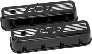 Black Bowtie Logo Valve Covers BBC Tall  Photo Main