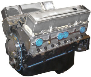 Base 396ci Long Block SBC w/ Aluminum Heads, Roller Cam, Forged Internals, 1pc RMS - 485HP / 500FT LBS Photo Main
