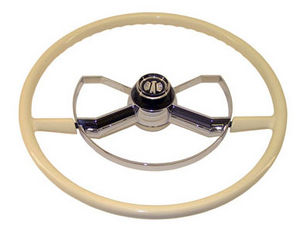 1947-55 1st Series Chevrolet Truck Butterfly Steering Wheel, Ivory Photo Main