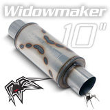 Black Widow Widowmaker 10" Series Muffler, 3" - Center/Center Photo Main
