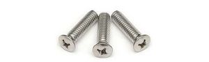 1947-72 Chevrolet Truck Exterior Mirror Arm Mounting Screws,( polished stainless steel). 3 piece set Photo Main