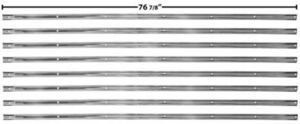 1947-50 Chevrolet Truck Bed Strip Kit, (shortbed, stepside). 76-7/8", 8 pcs. (Polished Stainless steel) Photo Main