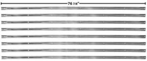 1947-50 Chevrolet Truck Bed Strip Kit,( shortbed, stepside). 76-7/8", 8 pcs. (Zinc) Photo Main