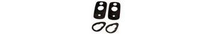 1947-51 Chevrolet Truck Exterior Door Handle Gasket Set, (with molding lip) Photo Main