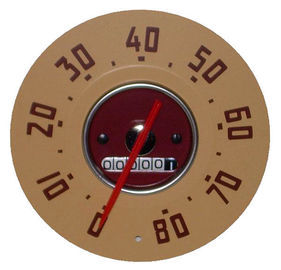 1947-51 GMC Truck Speedometer, Red Needle, 0-80 MPH Photo Main