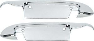 1952-59 Chevrolet Truck Exterior Door Handle Scuff Plates, Chrome with Hardware Photo Main