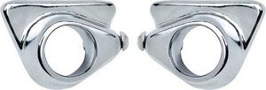 1955-59 Chevrolet Truck Wiper Tower Bezels, Chrome Photo Main