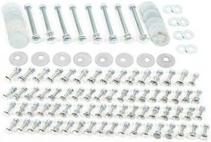 1955-59 Chevrolet Truck Short Stepside Cadmium Bed Bolt Kit (77-1/8") Photo Main