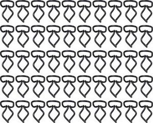 1955-59 Chevrolet Truck Deluxe Cab & Door Molding Clip Set, 50 pieces Photo Main