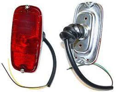 1962-66 Chevrolet Truck Tail Light Assembly, L/H,Fleetside, With Wire Leads Photo Main