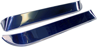1964-66 Chevrolet Truck Vent Shades, Polished Stainless Steel Photo Main