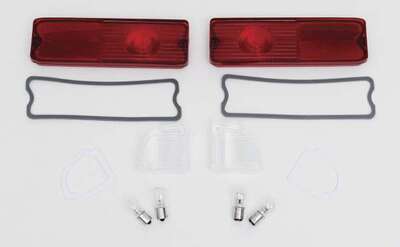 1967-72 Chevrolet Truck Tail Light & Back-Up Light Lens Kit Fleetside) Photo Main