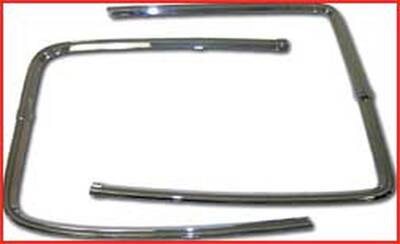 1967-72 Chevrolet Truck Headliner Trim, Chrome (w/ hardware & instructions) Photo Main