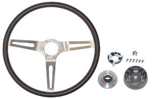 1967-72 Chevrolet / GMC Truck Optional Comfort Grip Steering Wheel Kit, Black Photo Main
