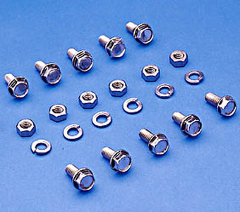 1967-72 Chevrolet Truck Front Bed Panel Hardware, Fleetside, Steel Floor Kit (Stainless Steel) Photo Main