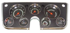 1967-68 Chevrolet / GMC Truck Dash Gauge Cluster Assembly - w/ 5000RPM Tach and Clock Conversion Photo Main