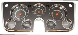 1967-68 Chevrolet / GMC Truck Dash Gauge Cluster Assembly - w/ 8000RPM Tach and Vaccuum Gauge Photo Main