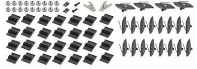 1969-72 Chevrolet Truck Upper Molding, Complete Clip Set, (Longbed) Photo Main