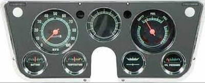 1969-72 Chevrolet Truck Complete Dash Gauge Cluster Assembled (no tachometer or vacuum gauge) Photo Main