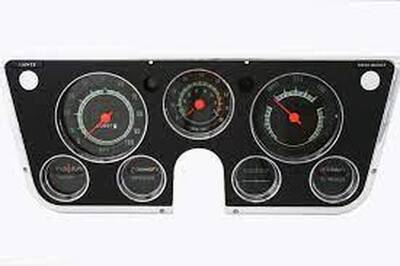 1969-72 Chevrolet Truck Complete Dash Gauge Cluster, Assembled with 8000 RPM  Tachometer (no vacuum gauge) Photo Main