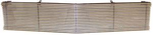 1971-72 Chevrolet Truck Billet Inner Grill Insert - Black w/ Polished Tips, 8MM Bars Photo Main